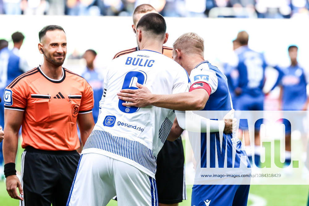 Sports, Soccer, 3rd Division, 2026–2027 Season, Matchday 8: MSV Duisburg vs. TSG 1899 Hoffenheim II, October 10, 2026, Schauinsland Reisen Arena: Pre-game seat selection in Duisburg, Schauinsland Reisen Arena, North Rhine-Westphalia, Germany