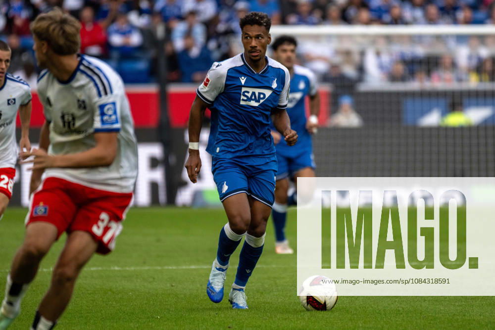 Bambase Conte TSG 1899 Hoffenheim Germany, Sinsheim, October 10, 2026, Soccer, Bundesliga TSG 1899 Hoffenheim vs. Hamburger SV, 2026–2027 season, Matchday 5, SNP Arena. DFL and DFB regulations prohibit any use of photographs as image sequences and or quasi-video.