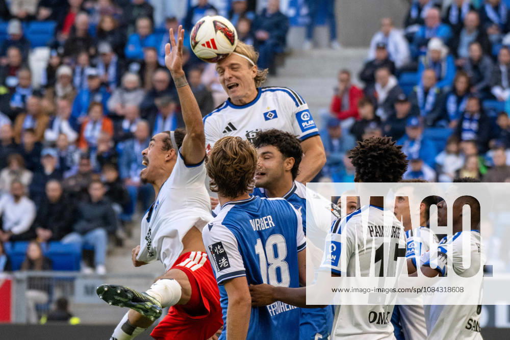 Sebastiaan Bornauw Hamburger SV Germany, Sinsheim, October 10, 2026, Soccer, Bundesliga TSG 1899 Hoffenheim vs. Hamburger SV, 2026–2027 season, Matchday 5, SNP Arena. DFL and DFB regulations prohibit any use of photographs as image sequences and or quasi-video.