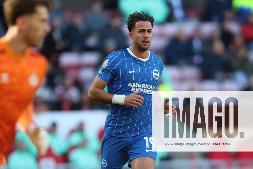 10th October 2026; Stadium of Light, Sunderland, England; Premier League Football, Sunderland versus Brighton and Hove Albion; Charalampos Kostoulas of Brighton and Hove Albion DavexLofthouse