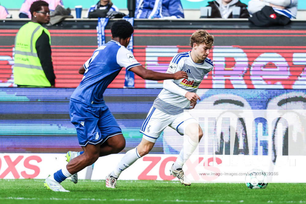 Sports, Soccer, 3rd Division, 2026–2027 Season, Matchday 8: MSV Duisburg vs. TSG 1899 Hoffenheim II, October 10, 2026, Schauinsland Reisen Arena, Dominik Kother, MSV Duisburg, 11, tackle, Duisburg, Schauinsland Reisen Arena, North Rhine-Westphalia, Germany