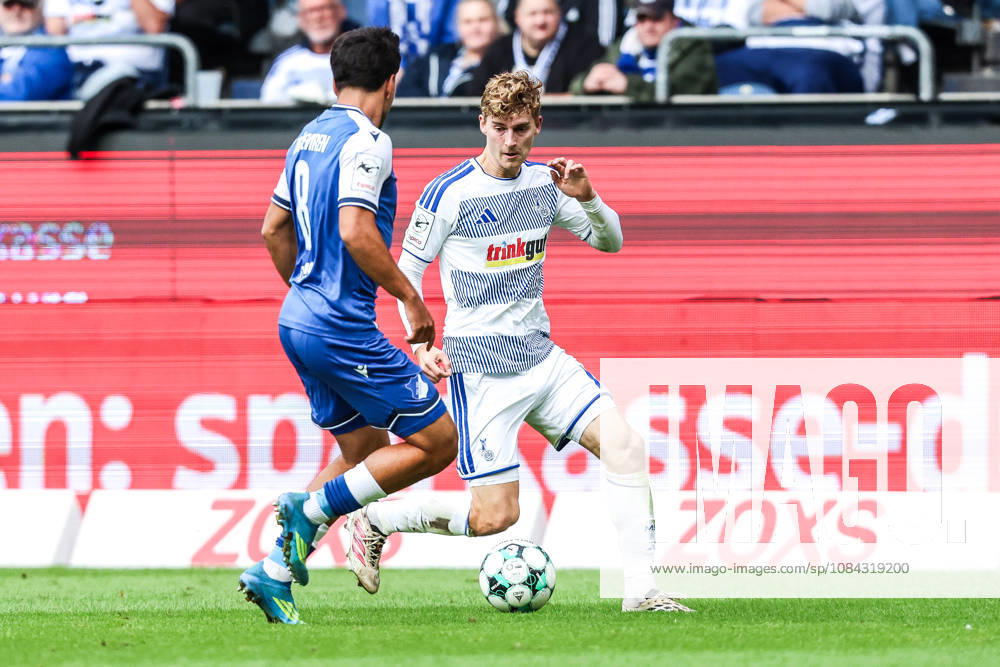 Sports, Soccer, 3rd Division, 2026–2027 Season, Matchday 8: MSV Duisburg vs. TSG 1899 Hoffenheim II, October 10, 2026, Schauinsland Reisen Arena, Diren Dagdeviren, Hoffenheim; 8 Dominik Kother, MSV Duisburg; 11 Duisburg, Schauinsland Reisen Arena, North Rhine-Westphalia, Germany