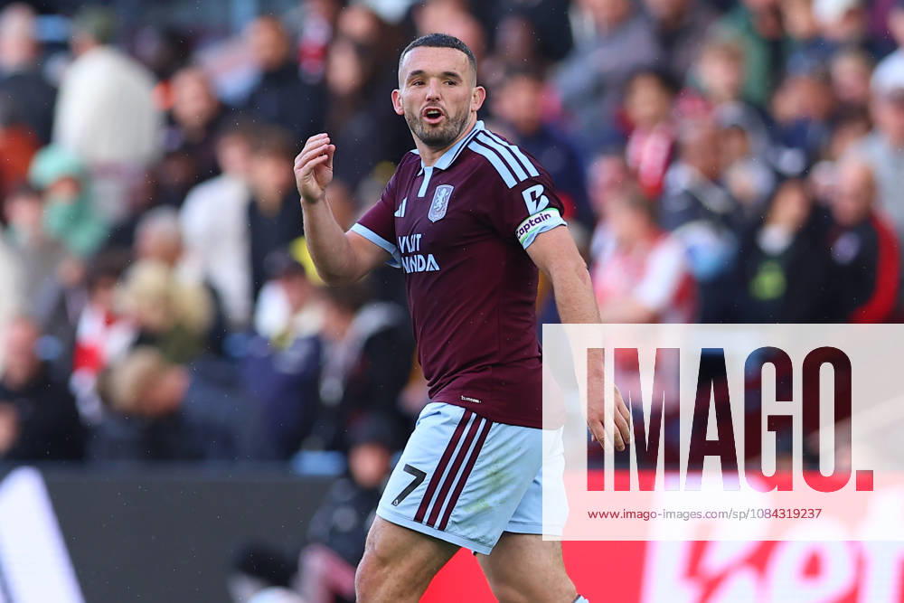 Aston Villa v Brentford, Premier League John McGinn of Aston Villa gestures during the Aston Villa v Brentford Premier League match at Villa Park, Birmingham, England on 10 October 2026 Credit: Ryan Crockett Every Second Media Editorial use only. All images are copyright Every Second Media Limited. No images may be reproduced without prior permission. All rights reserved. Premier League and Football League images are subject to licensing agreements with Football DataCo Limited. see https: www.football-dataco.com