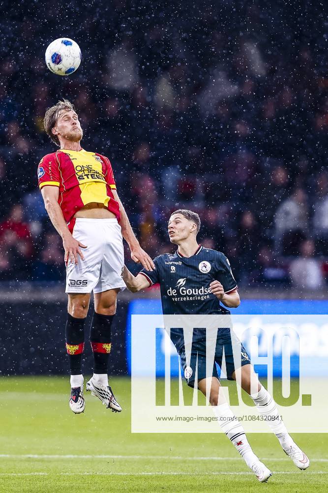 , Stadium De Adelaarshorst , season 2026 2027 , Dutch Eredivisie football . match between Go Ahead Eagles and Sparta Rotterdam, Picture shows Eagles player Melle Meulenstaan Go Ahead Eagles - Sparta x208110596x