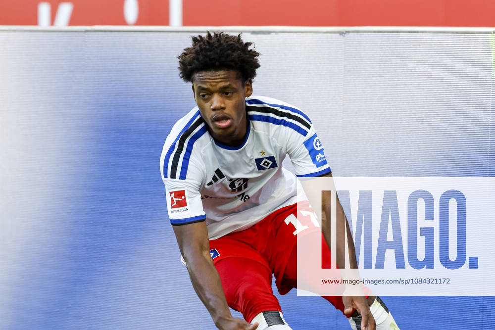 Warmed Omari, Hamburger SV, 17, facial expressions, emotion, Germany, soccer, Bundesliga 1, Matchday 5, 2026–2027, TSG Hoffenheim vs. Hamburger SV, October 10, 2026, Sinsheim SNP Arena, Germany
