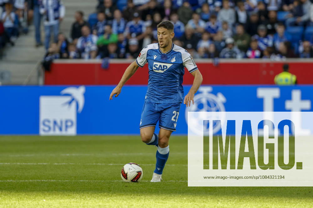 Andrej Kramaric, TSG Hoffenheim, 27 on the ball, Germany, soccer, Bundesliga 1, Matchday 5, 2026–2027, TSG Hoffenheim vs. Hamburger SV, October 10, 2026, Sinsheim SNP Arena, Germany