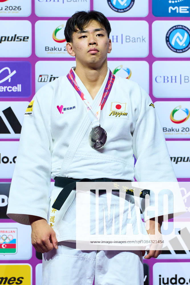 Dota Arai (JPN), OCTOBER 9, 2026 -Judo : World Judo Championships BAKU2026 Mens -100kgMedal Ceremony at National Gymnastics Arena in Baku, Azerbaijan. aflo_354528589 KenxAsakurax