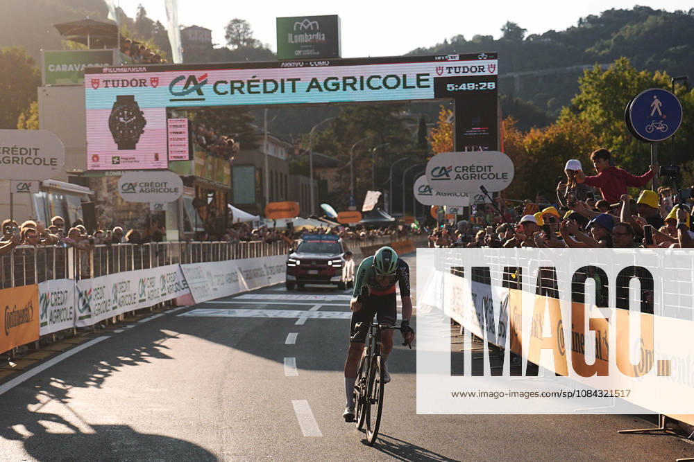 France s Paul Seixas of Decathlon CMA CGM Team winner of race during the 120th edition of the Il Lombardia, Tour of Lombardy cycling race, a 239 km one day race from Bergamo to Como on October 10, 2026, Italy.