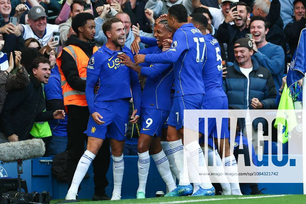 Jordan Henderson of Chelsea celebrates after scoring a goal (5-1) Chelsea v Bournemouth, Premier League, Football, Stamford Bridge, London, UK - 10 Oct 2026London Stamford Bridge United Kingdom