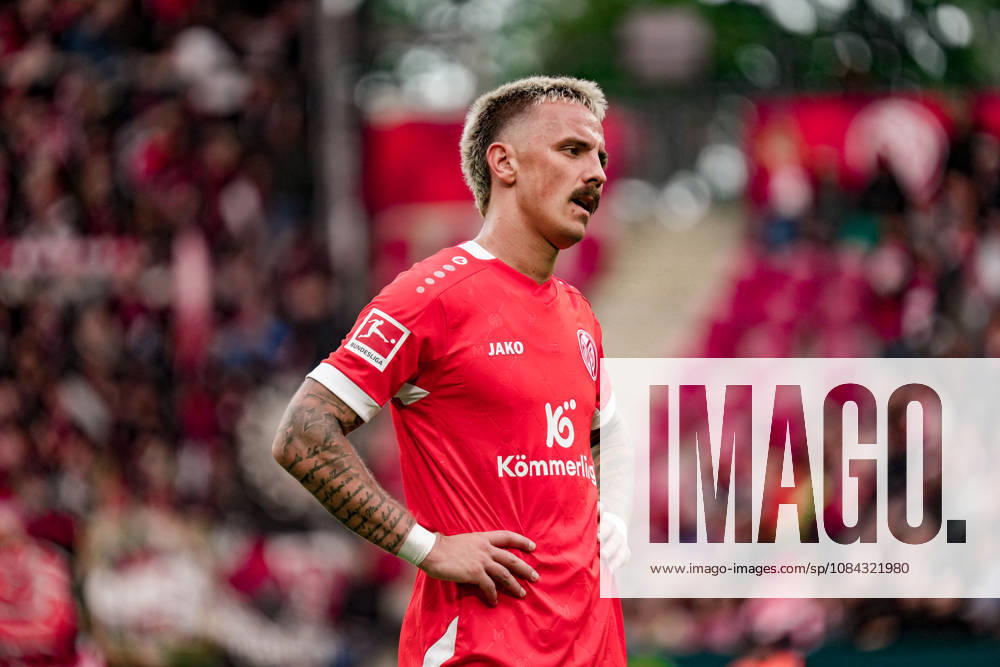 Germany Soccer Season 2026–2027, 1st Bundesliga, Matchday 5, 1 FSV Mainz 05 vs. Bayer 04 Leverkusen, MEWA Arena, Mainz, Phillip Tietz, 1 FSV Mainz 05, 9 facial expressions, emotions, Mainz, MEWA Arena, Germany