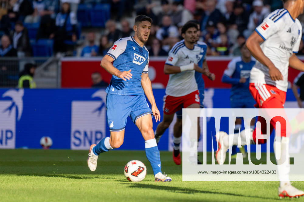 Andrej Kramaric, TSG 1899 Hoffenheim, Germany, Sinsheim, October 10, 2026, Soccer, Bundesliga: TSG 1899 Hoffenheim vs. Hamburger SV, 2026–2027 season, Matchday 5, SNP Arena. DFL and DFB regulations prohibit any use of photographs as image sequences and or quasi-video.