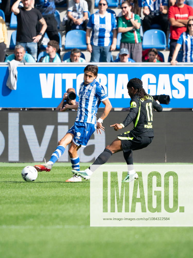 ESP LaLiga EA Sports: Deportivo Alavés vs. Atlético Madrid — Nahuel Tenaglia of Deportivo Alavés during the LaLiga EA Sports match between Deportivo Alavés and Atlético Madrid, played at Mendizorroza Stadium in Vitoria-Gasteiz on October 10, 2026, in Spain. VITORIA-GASTEIZ, Spain. Soccer