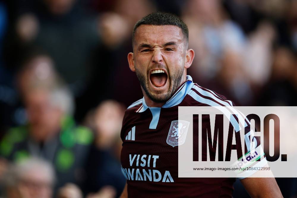 John McGinn of Aston Villa celebrates scoring a goal to make it 2-1 Aston Villa v Brentford, Premier League, Football, Villa Park, Birmingham, UK - 10 Oct 2026Birmingham Villa Park United Kingdom