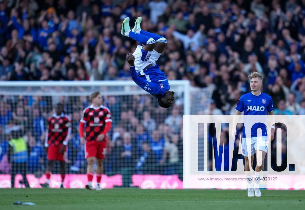 Abdoul Ouattara celebrates their goal, 1-1 Ipswich Town v Fulham, Premier League, Football, Portman Road, Ipswich, UK - 10 Oct 2026Ipswich Portman Road United Kingdom