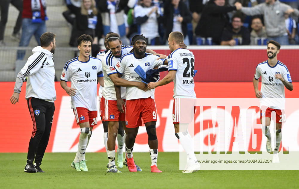 GOAL: 2-2 Terem Moffi, Hamburger SV (HSV) 09 Goal celebration: Miro Muheim, Hamburger SV (HSV) 28 Kofi Amoako, Hamburger SV (HSV) 22 Yussuf Poulsen, Hamburger SV (HSV) 15 Fabio Vieira, Hamburger SV (HSV) 20 Nicolas Capaldo, Hamburger SV (HSV) 24 TSG 1899 Hoffenheim vs. Hamburger SV (HSV) 10 10 2026 DFL regulations prohibit any use of photographs as image sequences and or quasi-video. TSG 1899 Hoffenheim vs. Hamburger SV (HSV)