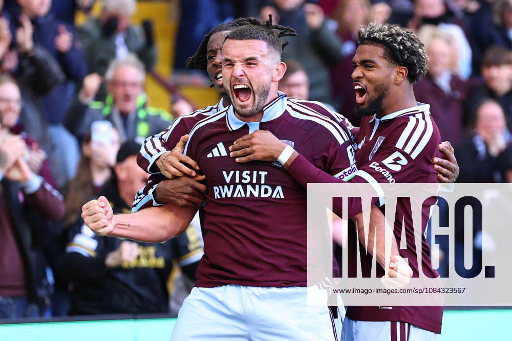 Aston Villa v Brentford, Premier League John McGinn of Aston Villa celebrates his goal making it 2-1 during the Aston Villa v Brentford Premier League match at Villa Park, Birmingham, England on 10 October 2026 Credit: Ryan Crockett Every Second Media Editorial use only. All images are copyright Every Second Media Limited. No images may be reproduced without prior permission. All rights reserved. Premier League and Football League images are subject to licensing agreements with Football DataCo Limited. see https: www.football-dataco.com