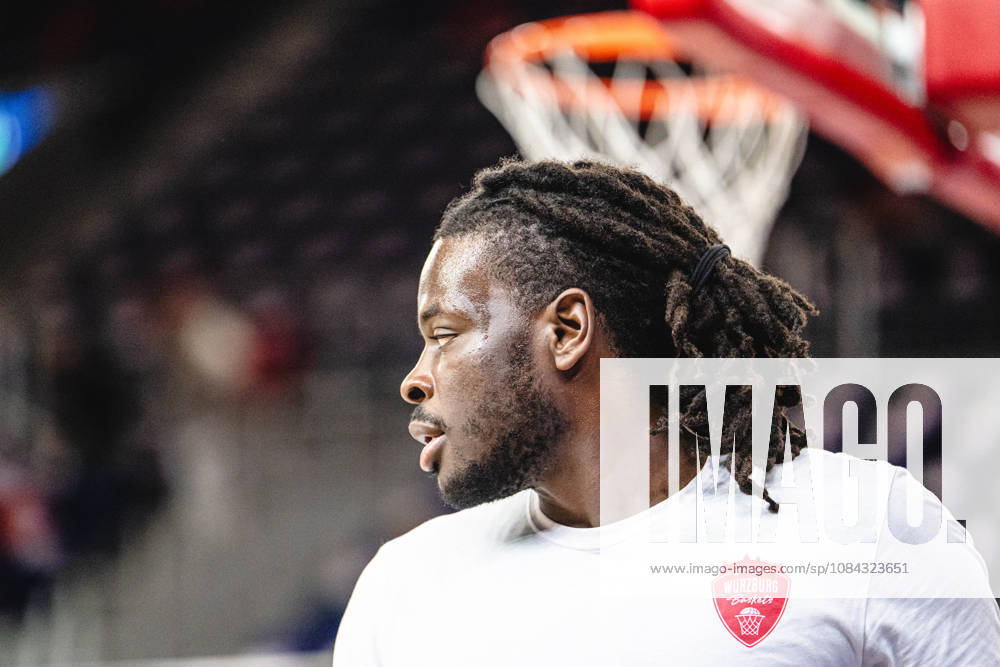 Rostock, Germany, October 10, 2026; easyCredit BBL 2026–2027, Matchday 5: Rostock Seawolves vs. Fitness First Würzburg Baskets. Pictured: Charles Thompson of the Fitness First Würzburg Baskets