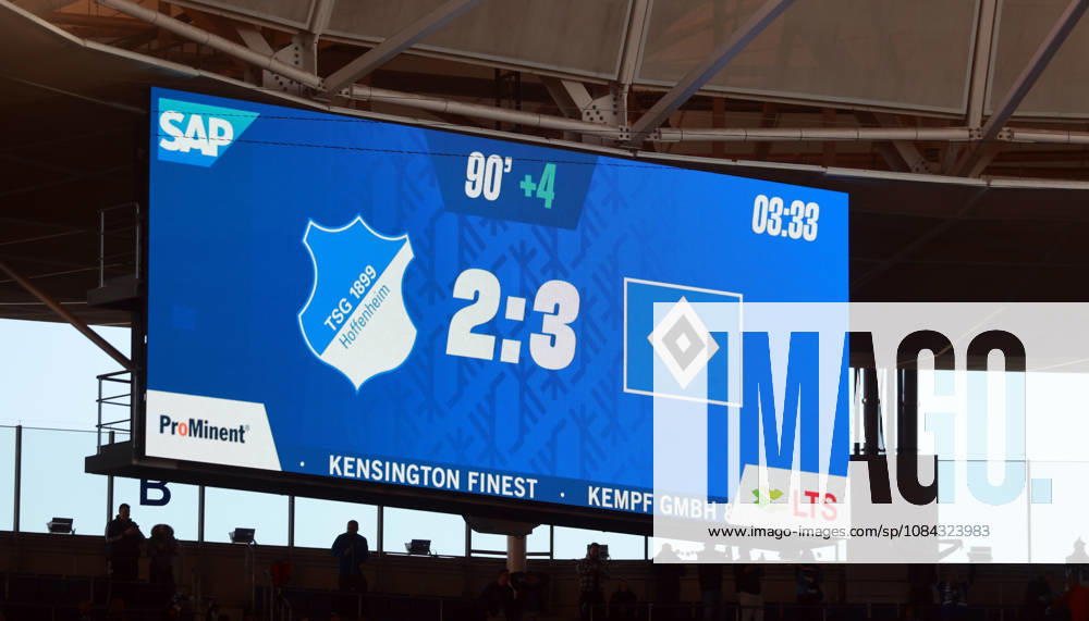 TSG 1899 Hoffenheim vs. Hamburger SV Germany, Sinsheim, October 10, 2026, Soccer, Bundesliga, 2026–2027 Season, TSG 1899 Hoffenheim vs. Hamburger SV Scoreboard Result