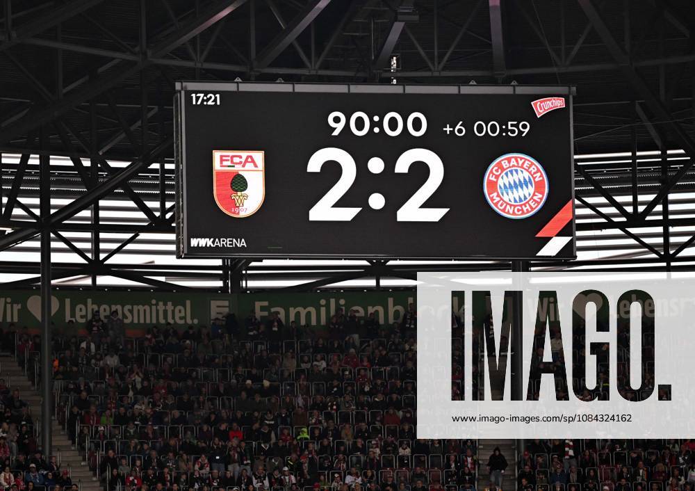 2026–2027 Bundesliga, Matchday 5, FC Augsburg vs. FC Bayern Munich, at the WWK Arena in Augsburg, Final Score 2–2