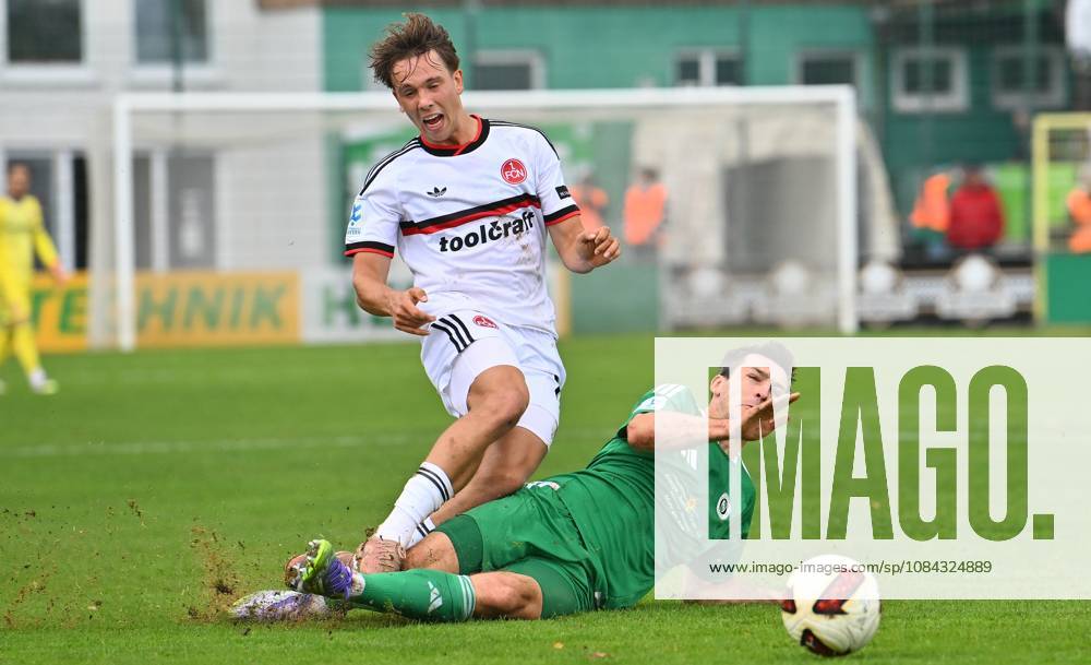 Soccer Season 2026–2027 Bavarian Regional League Matchday 04 SpVgg Ansbach 1 FC Nuremberg FCN II Club DoGe Moritz Wiezorrek 17, 1 FC Nuremberg FCN II Ben Müller Mueller 24, SpVgg Ansbach