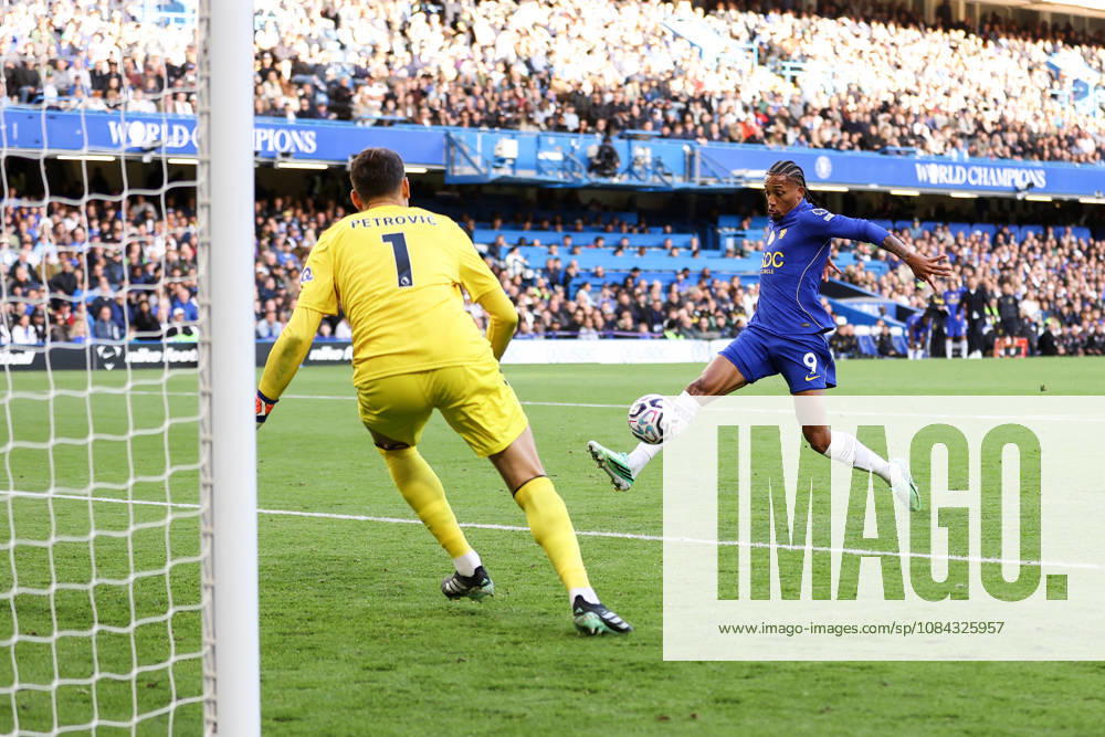 Chelsea gegen Bournemouth, 10. Oktober 2026, London, Premier League, Fußball: Chelsea gegen Bournemouth – Joao Pedro von Chelsea erzielt das vierte Tor. Foto: Jacques Feeney, Abseits, London, Großbritannien