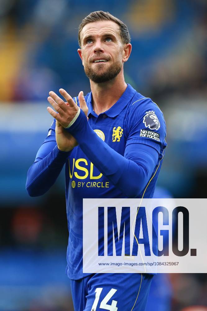 Jordan Henderson of Chelsea applauds fans at full time Chelsea v Bournemouth, Premier League, Football, Stamford Bridge, London, UK - 10 Oct 2026London Stamford Bridge United Kingdom