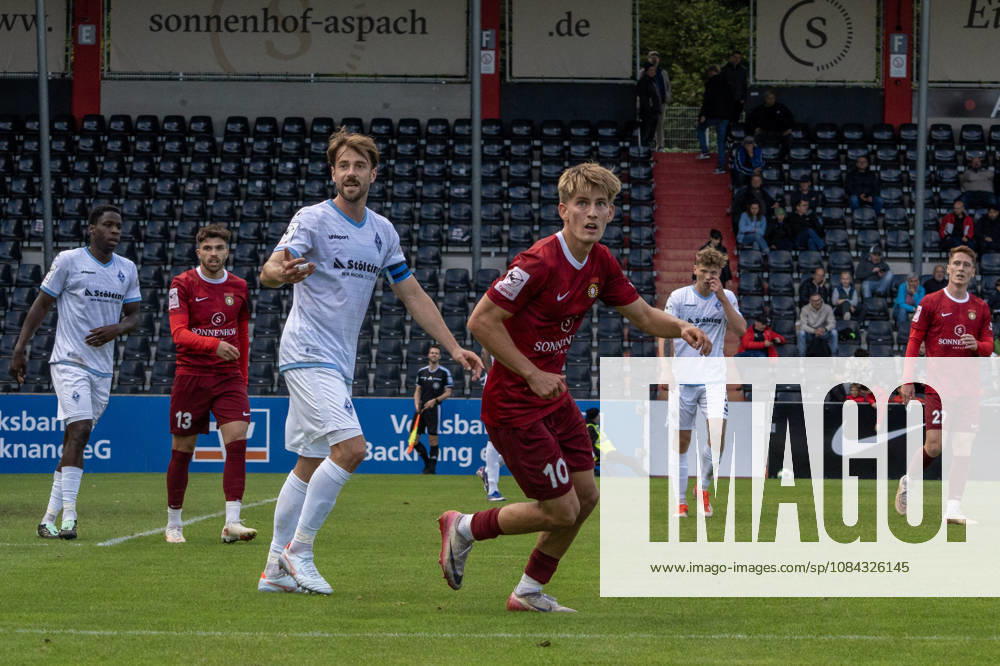 Soccer 3rd Division, SG Sonnenhof Großaspach vs. SV Waldhof Mannheim – Game scene featuring Lukas Stoppel, SG Sonnenhof Großaspach, Aspach