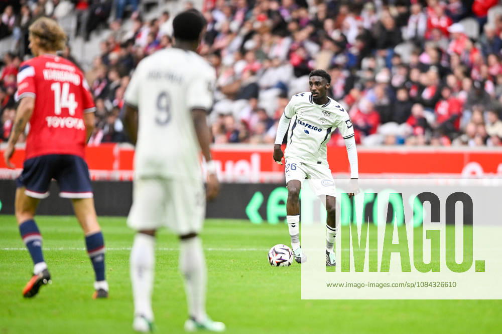 LOSC Lille v Le Havre Athletic Club - Ligue 1 McDonald s 2026 2027 Simon EBONOG of Le Havre AC during Ligue 1 McDonald s match between Lille and Le Havre at Stade Pierre-Mauroy on October 10, 2026 in Lille, France. Lille France