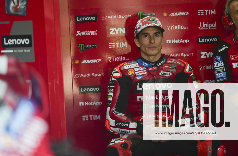 LOMBOK, Oct. 9, 2026 -- Ducati Lenovo Team s Marc Marquez of Spain prepares during free practice 1 FP1 at the Pertamina Grand Prix of Indonesia 2026 at Mandalika International circuit in Lombok, Indonesia, Oct. 9, 2026. SPINDONESIA-LOMBOK-MOTOGP-FREE PRACTICE 1 Zulkarnain (SP)INDONESIA-LOMBOK-MOTOGP-FREE PRACTICE 1 IMAGO Zulkarnain imago images 0869044113