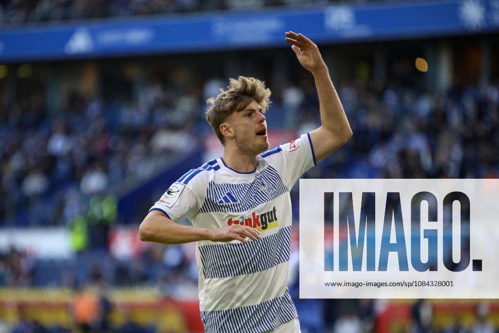 GER, Soccer, Men s, 3rd Division, 2026–2027 Season, MSV Duisburg vs. TSG Hoffenheim II, Frederik Christensen, Duisburg gesturing, gestures, Duisburg, Schauinsland, Reisen Arena, North Rhine-Westphalia, Germany