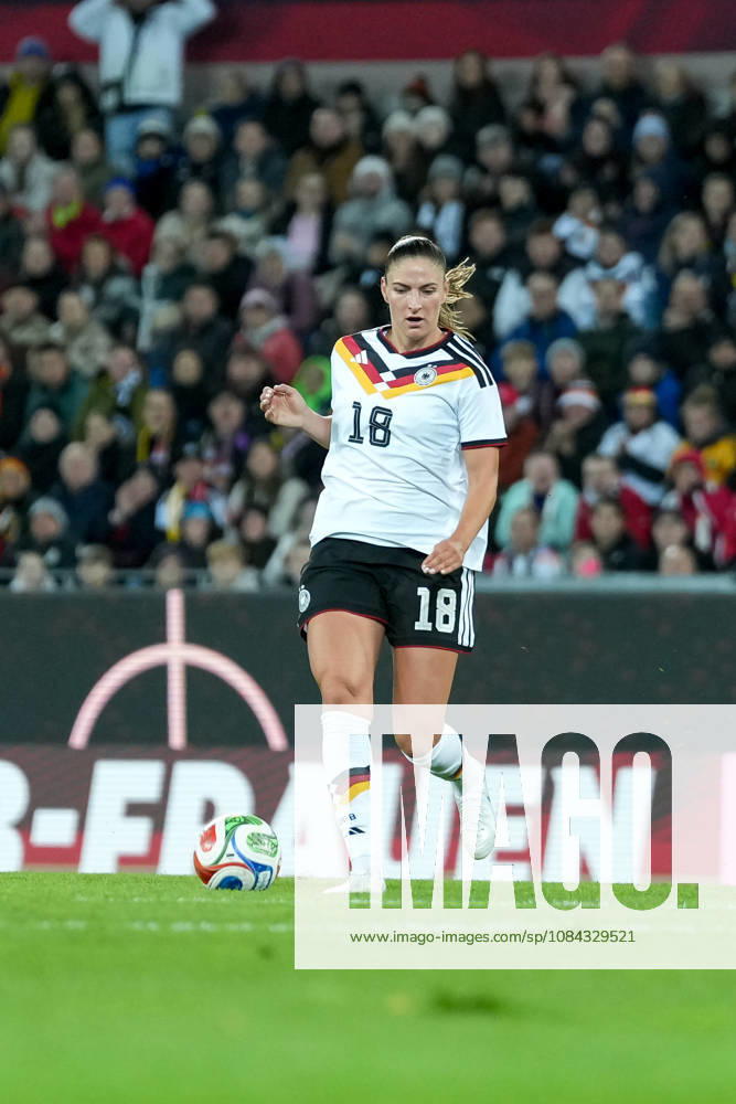 Melissa Kössler Melissa Koessler German Women s National Team, 18 on the Ball, Germany, soccer, international match, friendly match, exhibition match, 2026 2027, Germany vs. Australia, October 9, 2026, BBBank Wildpark, Karlsruhe, Karlsruhe, BBBank Wildpark, Baden-Württemberg, Germany