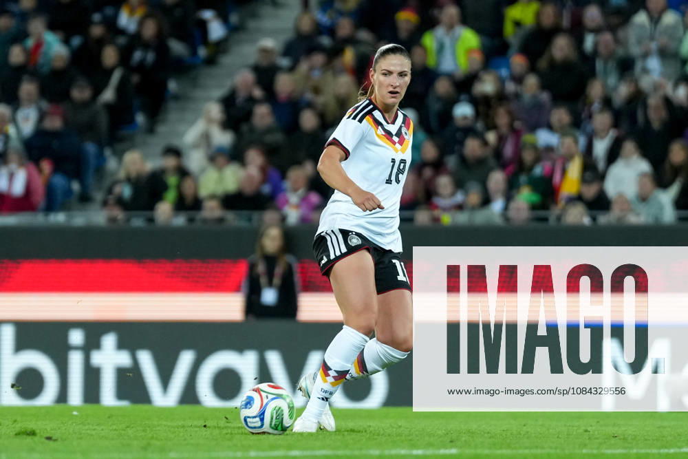 Melissa Kössler Melissa Koessler German Women s National Team, 18 on the Ball, Germany, soccer, international match, friendly match, exhibition match, 2026 2027, Germany vs. Australia, October 9, 2026, BBBank Wildpark, Karlsruhe, Karlsruhe, BBBank Wildpark, Baden-Württemberg, Germany