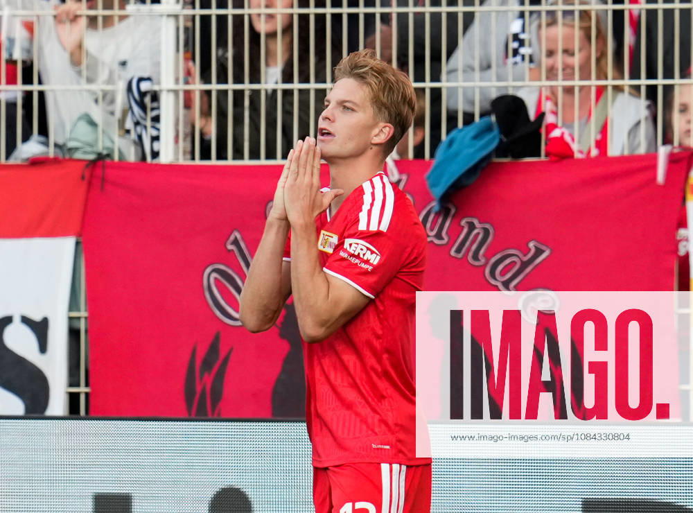 Andras Schaefer, 1. FC Union Berlin, 13 (GER), 1. FC Union Berlin vs. SV Elversberg, Bundesliga 1, Matchday 5, 2026–27 season, Stadion An der Alten Foersterei, Berlin, October 10, 2026 DFL regulations prohibit any use of photographs as image sequences and or quasi-video 1 FC Union Berlin vs. SV Elversberg, 1 Bundesliga, Matchday 5, 2026–27 season, October 10, 2026, Berlin