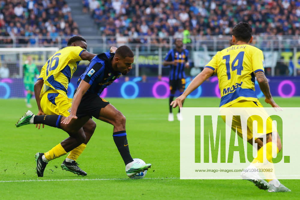 Andy Diouf of FC Internazionale seen in action during Serie A Enilive 2026 27 football match between FC Internazionale and Parma Calcio 1913. Italy