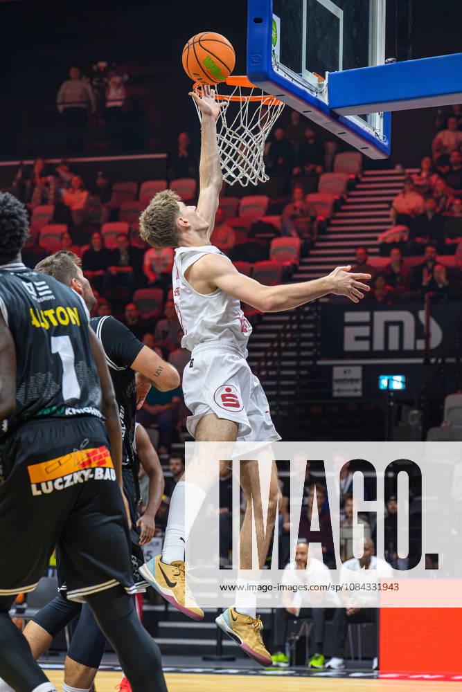 Basketball Season 2026–2027 2nd Bundesliga Pro A Matchday 4 Nuremberg Falcons Basketball Club (NBC) vs. Kreisbau Kirchheim Knights AlSch Lars Lenke 11, Nuremberg Falcons BC (NBC)