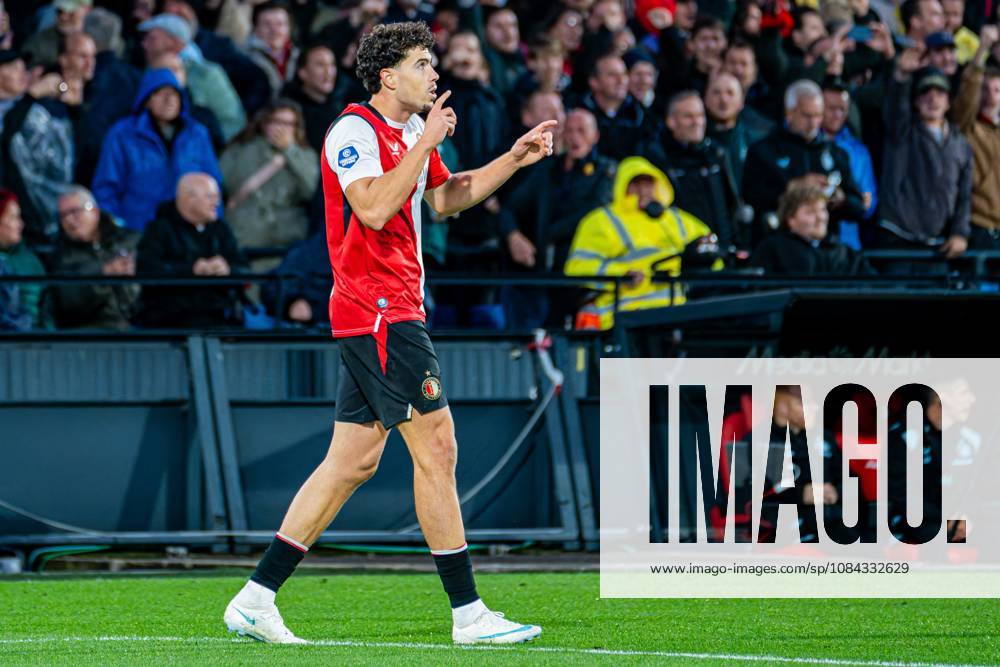 ROTTERDAM - Nacho Ferri of Feyenoord celebrates his team s first goal during the Eredivisie match between Feyenoord and AZ Alkmaar at Stadion Feijenoord on October 10, 2026, in Rotterdam, the Netherlands. KEVIN SENDERS ANP Eredivisie 2026 27 ANPxSportx xMarcelxterxBalsxIVx 572042170 originalFilename: 572042170