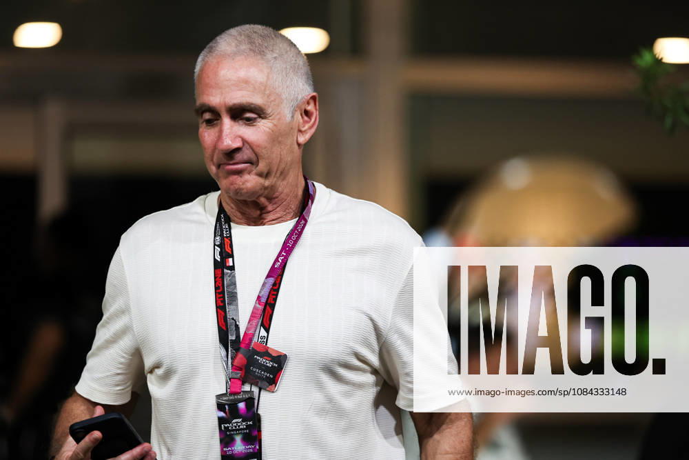 Mick Doohan MotoGP world champion at qualifying for F1 Grand Prix race of Singapore at Marina Bay Street Circuit on October 10, 2026 in Singapore, Singapore. (Photo by Qian Jun SPP-Paddocker)