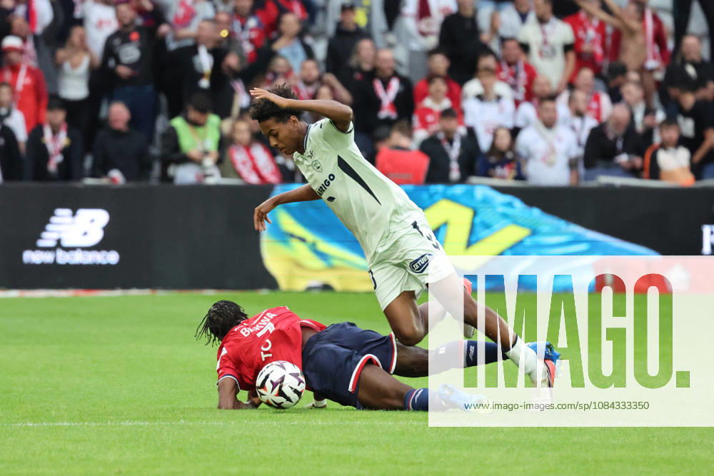 Josh MAJA (Havre AC) lors du match LOSC Lille vs Le Havre, Ligue 1, Decathlon Arena stade Pierre Mauroy, le 10 octobre 2026 - photo Laurent Sanson PsnewZ