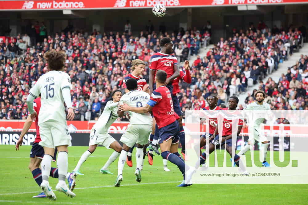 Action du Havre sur le but lillois lors du match LOSC Lille vs Le Havre, Ligue 1, Decathlon Arena stade Pierre Mauroy, le 10 octobre 2026 - photo Laurent Sanson PsnewZ
