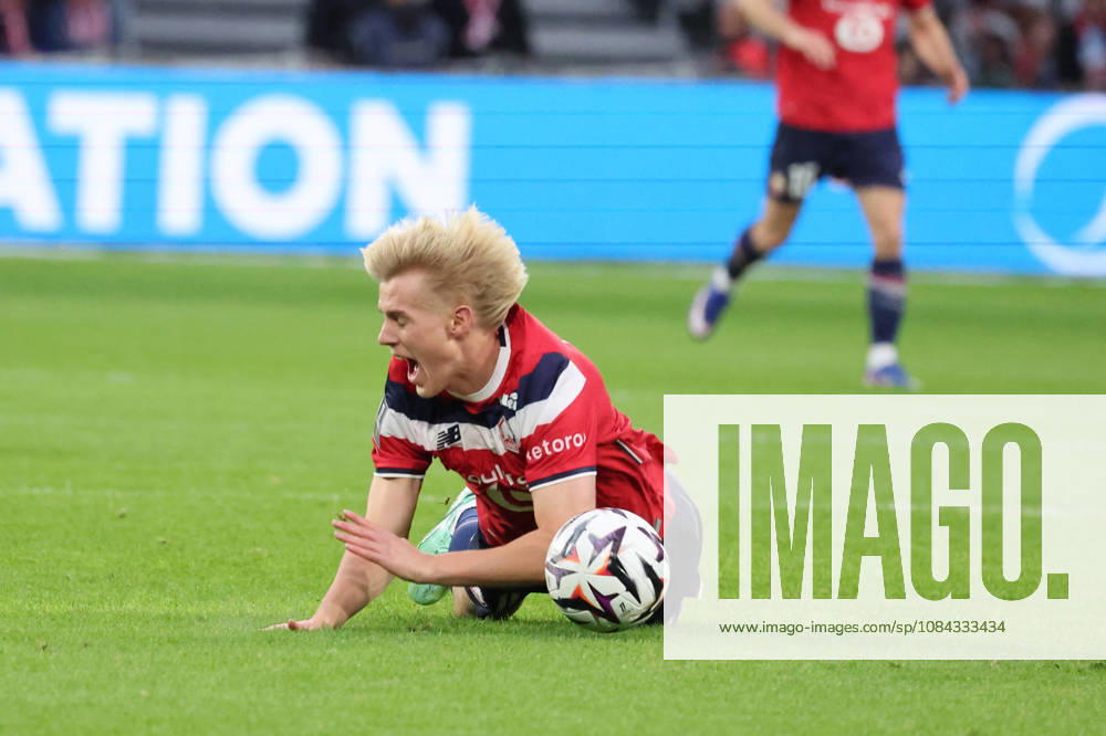 Hakon HARALDSSON (LOSC Lille) lors du match LOSC Lille vs Le Havre, Ligue 1, Decathlon Arena stade Pierre Mauroy, le 10 octobre 2026 - photo Laurent Sanson PsnewZ