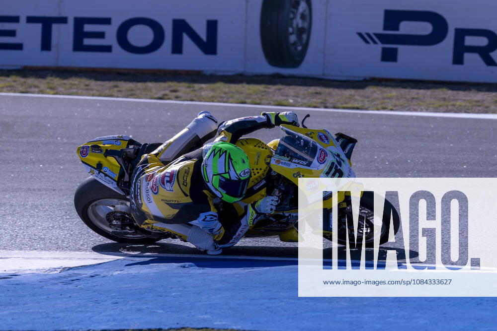 ESTORIL, PORTUGAL - OCTOBER 10: Lorenzo Baldassarri of Italy and Team Goeleven competes during Race 1 during day two of the World Superbikes Estoril Round at Circuito Estoril on October 10, 2026 in Estoril, Portugal. Cascais Portugal - ZUMAl192 20261010_zsp_l192_121