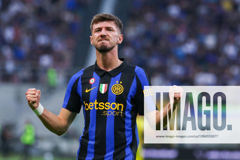 SOCCER - Serie A - Inter - FC Internazionale vs. Parma Calcio Photo by IPA ABACAPRESS.COM89510628 - Petar Sucic of FC Internazionale celebrates after scoring a goal during the Serie A Enilive 2026 27 soccer match between FC Internazionale and Parma Calcio 1913. Milan Italy