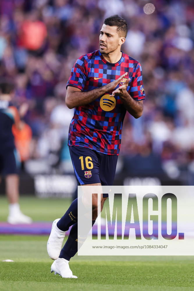 Rodri of FC Barcelona, Barca warms up during the Spanish league, LaLiga EA Sports, football match played between FC Barcelona and Getafe CF at Spotify Camp Nou stadium on October 10, 2026 in Barcelona, Spain. Barcelona Spain - ZUMAa181 20261010_zaa_a181_072