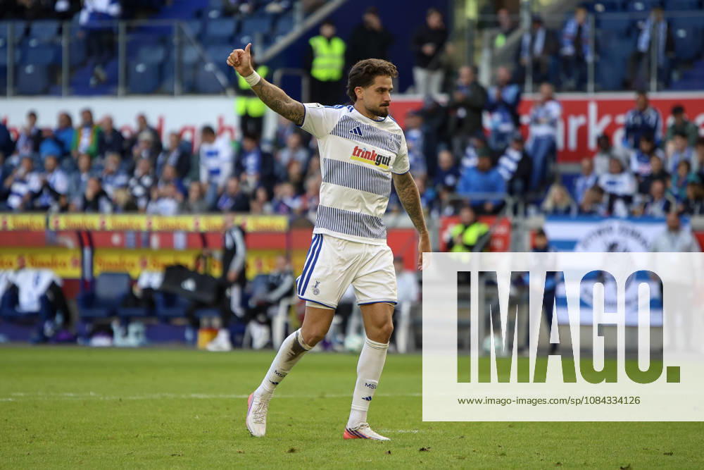 GER, Soccer, Men s, 3rd Division, 2026–2027 Season, MSV Duisburg vs. TSG Hoffenheim II, Lex Tyger Lobinger, Duisburg gestures, Gestures, Duisburg, Schauinsland, Reisen, Arena, North Rhine-Westphalia, Germany