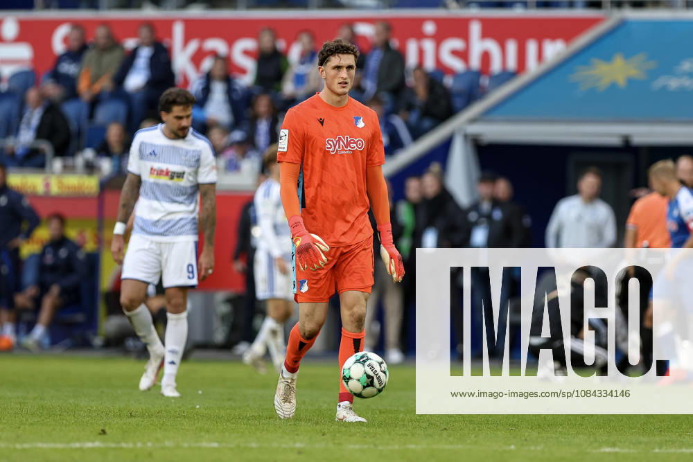 GER, Soccer, Men s, 3rd Division, 2026–2027 Season, MSV Duisburg vs. TSG Hoffenheim II, Lukas Blöndal Petersson, TSG II in action with the ball, individual play, Duisburg, Schauinsland, Reisen Arena, North Rhine-Westphalia, Germany