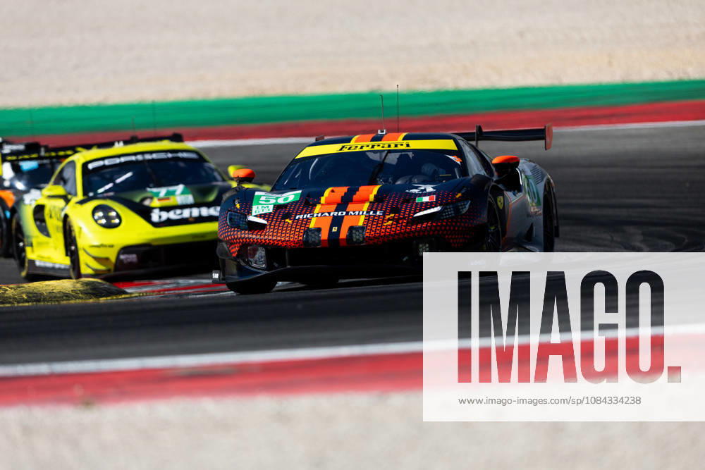 AUTO - ELMS - 4 HOURS OF PORTIMAO 2026 50 TOLEDO Custodio (usa), WADOUX Lilou (fra), AGOSTINI Riccardo (ita), Richard Mille AF Corse, Ferrari 296 LMGT3 Evo, LMGT3, action during the 4 Hours of Portimao 2026, 6th round of the 2026 European Le Mans Series on the Autodromo Internacional do Algarve from October 8 to 10, 2026 in Portimao, Portugal -
