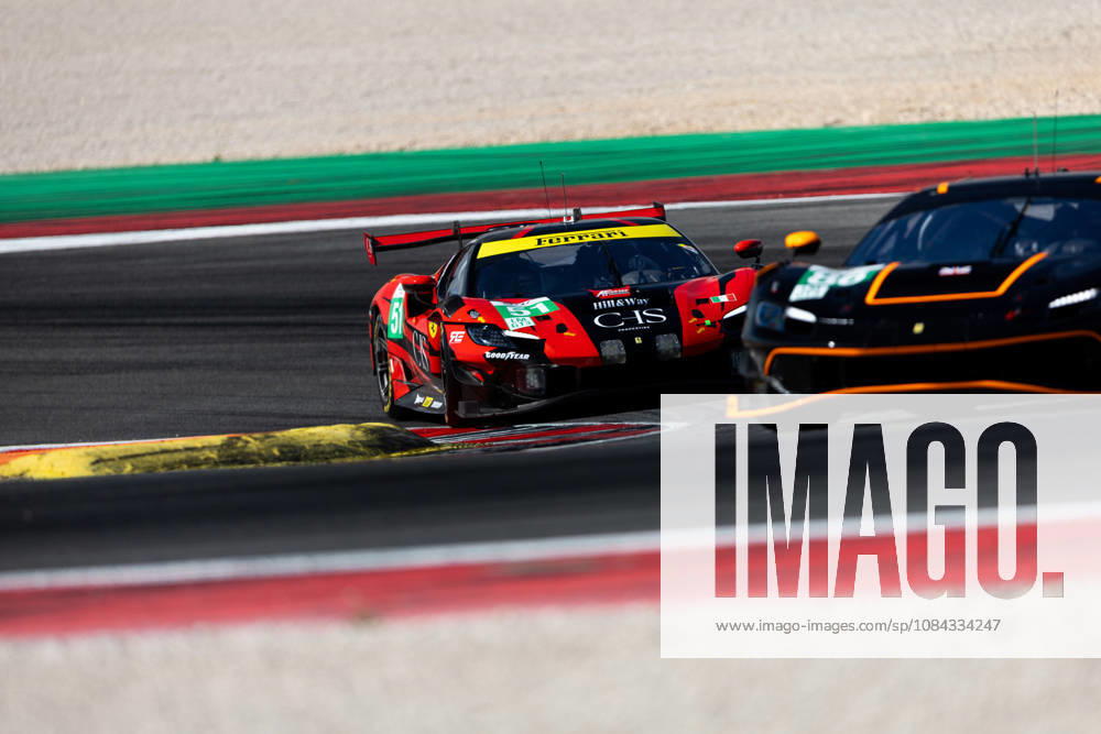 AUTO - ELMS - 4 HOURS OF PORTIMAO 2026 51 SAMANI Charles-Henri (fra), LAURSEN Conrad (den), RIGON Davide (ita), AF Corse, Ferrari 296 LMGT3 Evo, LMGT3, action during the 4 Hours of Portimao 2026, 6th round of the 2026 European Le Mans Series on the Autodromo Internacional do Algarve from October 8 to 10, 2026 in Portimao, Portugal -