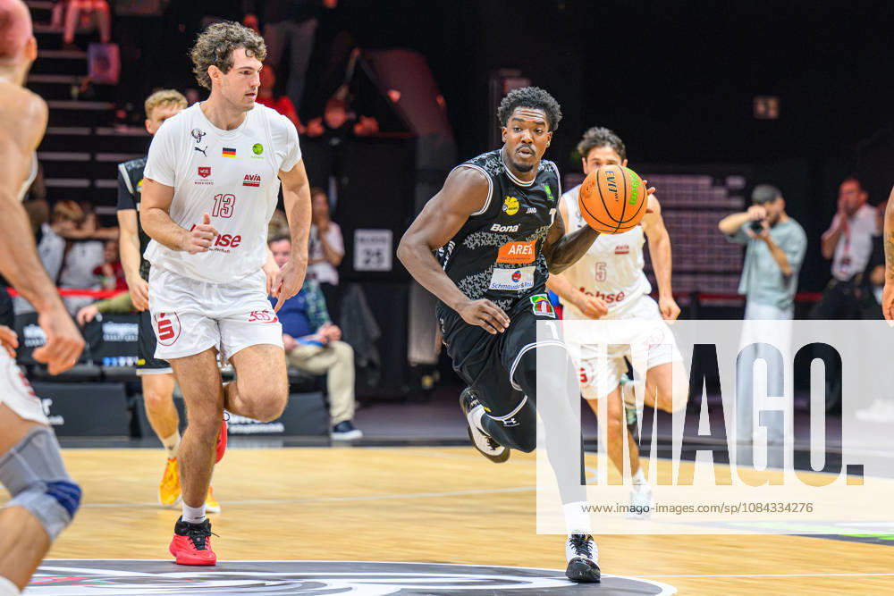 Basketball Season 2026–2027 2nd Bundesliga Pro A Matchday 4 Nuremberg Falcons Basketball Club NBC Kreisbau Kirchheim Knights AlSch Daniel Helterhoff 13, Nuremberg Falcons BC NBC Philip Alston 1, Kreisbau Kirchheim Knights