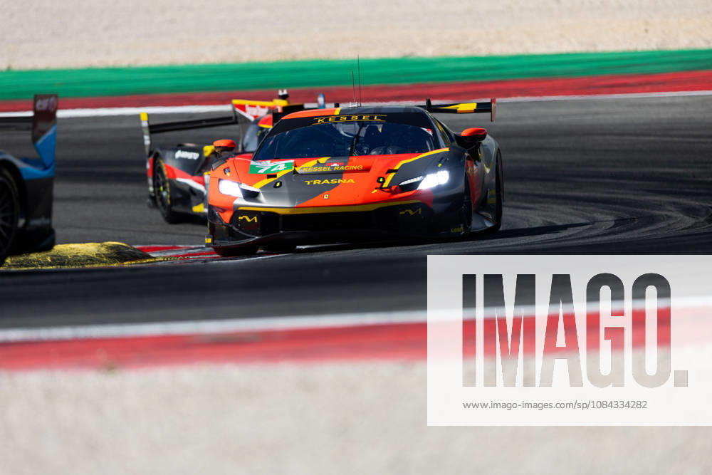 AUTO - ELMS - 4 HOURS OF PORTIMAO 2026 74 GILBERT Andrew (uae), RUEDA Fran (esp), LEROUX Romain (fra), Kessel Racing, Ferrari 296 LMGT3 Evo, LMGT3, action during the 4 Hours of Portimao 2026, 6th round of the 2026 European Le Mans Series on the Autodromo Internacional do Algarve from October 8 to 10, 2026 in Portimao, Portugal -