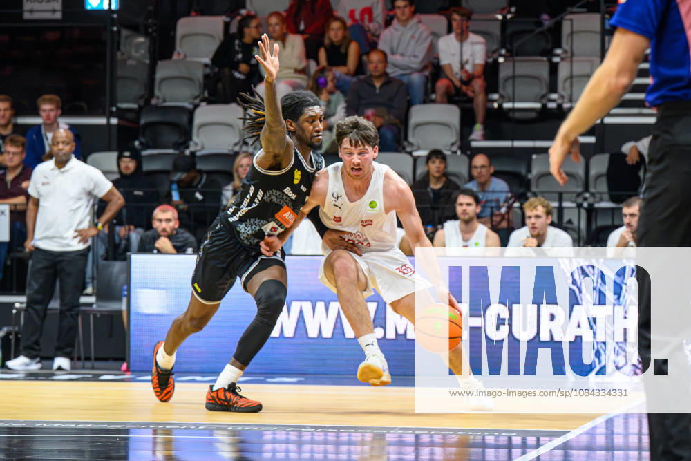 Basketball Season 2026–2027 2nd Bundesliga Pro A Matchday 4 Nuremberg Falcons Basketball Club NBC Kreisbau Kirchheim Knights AlSch Tyrel Morgan 11, Kreisbau Kirchheim Knights Nate Heise 33, Nuremberg Falcons BC NBC